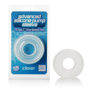 Advanced Silicone Pump Sleeve - Clear - MyPleasure
