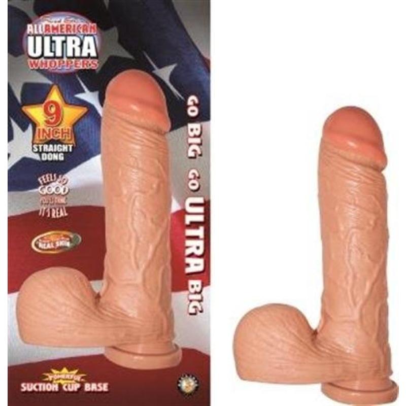 All American Ultra Whoppers - 9 in Straight Dong -Flesh NW2623