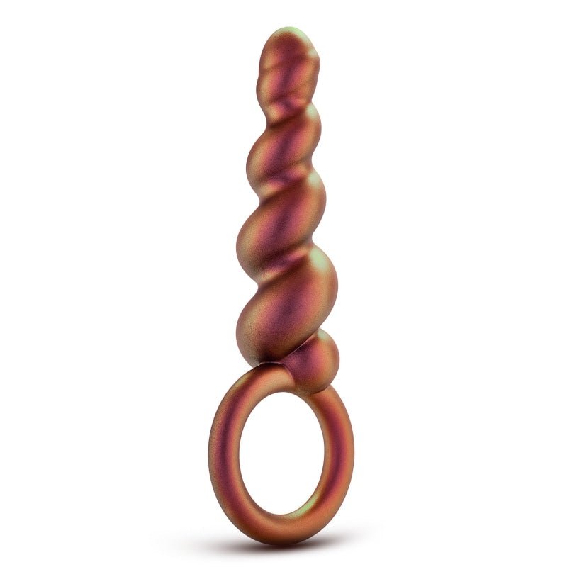 Anal Adventures Matrix - Spiral Loop Plug - Copper