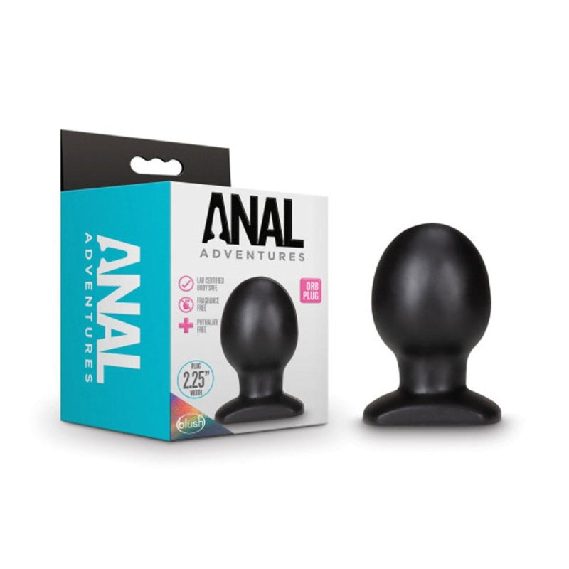 Anal Adventures - Orb Plug - Black - Anal Toys & Stimulators