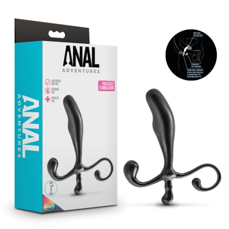 Anal Adventures - Prostate Stimulator - Black - Anal Toys & Stimulators