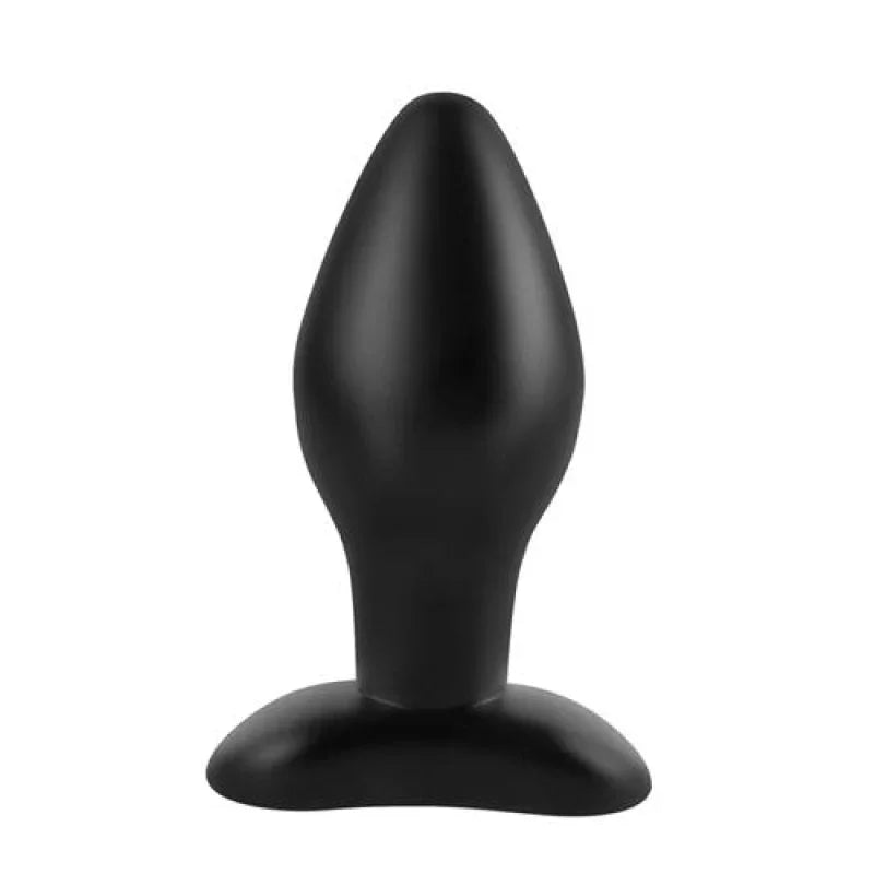 Anal Fantasy Collection Large Silicone Plug - Black - MyPleasure