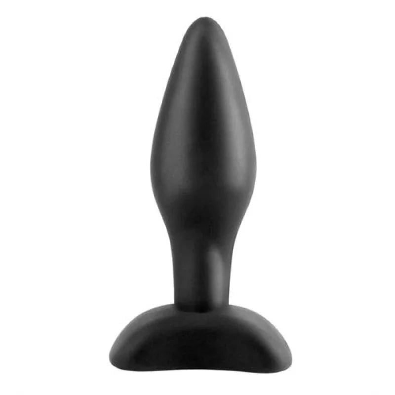 Anal Fantasy Collection Mini Silicone Plug - Black - MyPleasure