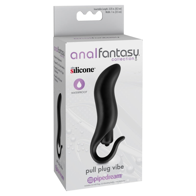 Anal Fantasy Collection Pull Plug Vibe - Black