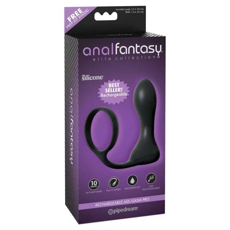 Anal Fantasy Elite Rechargeable Ass-Gasm Pro - MyPleasure
