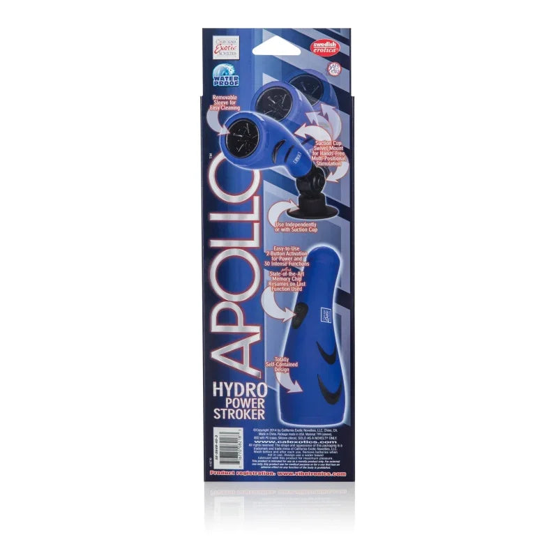 Apollo Hydro Power Stroker - Blue - MyPleasure