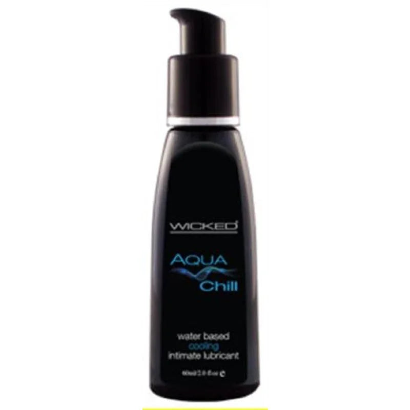 Aqua Chill Water-Based Cooling Sensation Lubricant 2 Oz. - MyPleasure