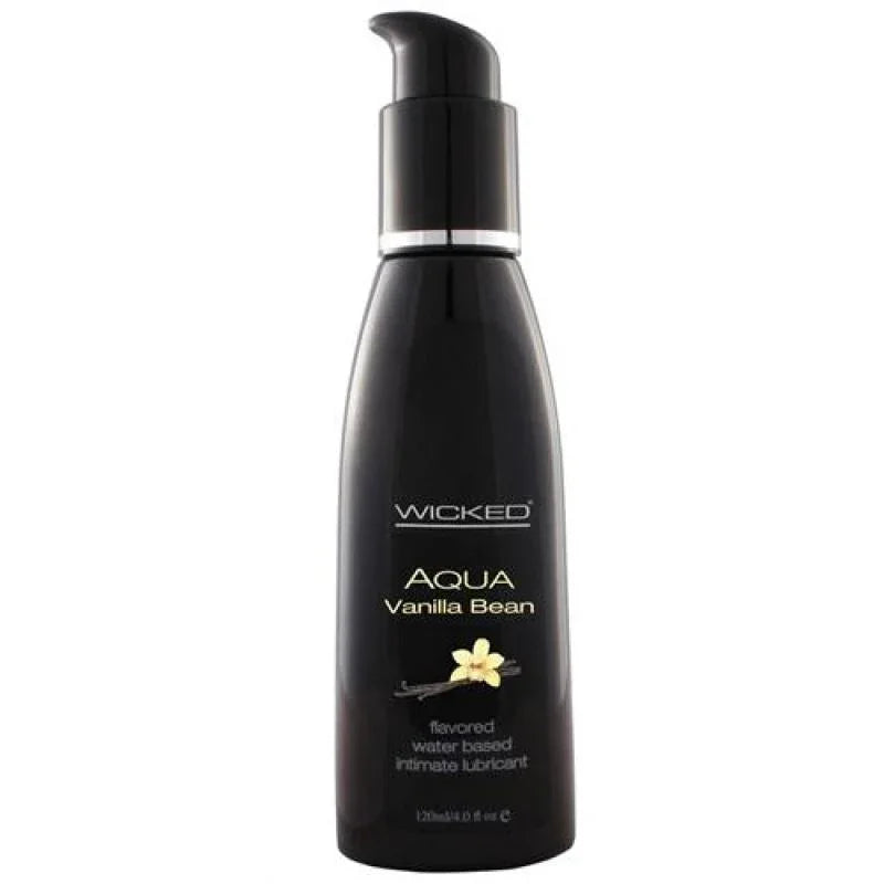 Aqua Vanilla Bean Water-Based Lubricant - 4 Oz. - MyPleasure