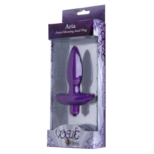 Aria Vibrating Silicone Anal Plug - Small - MyPleasure