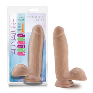 Au Naturel 7 Inch Sensa Feel Dildo - Latin - MyPleasure