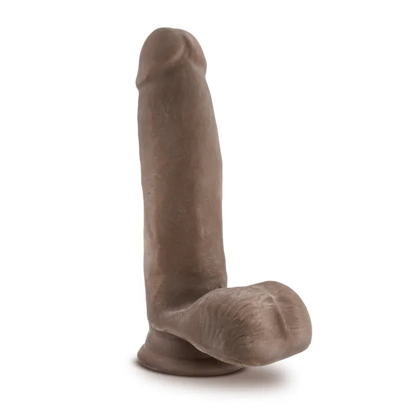 Au Naturel - 7" Sensa Feel Dildo - Chocolate - MyPleasure