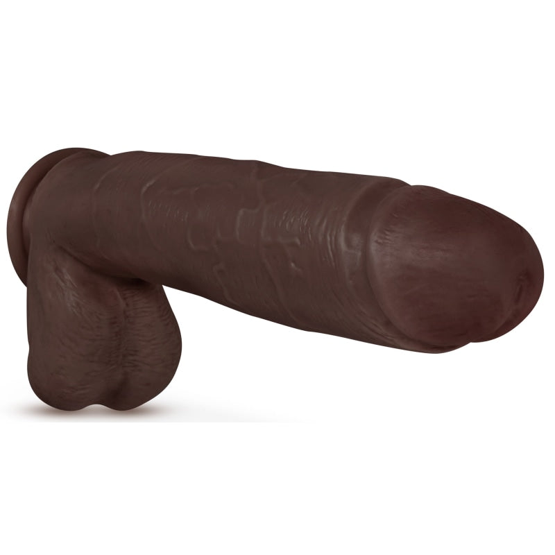 Au Naturel - Huge - 10 Inch Dildo - Chocolate