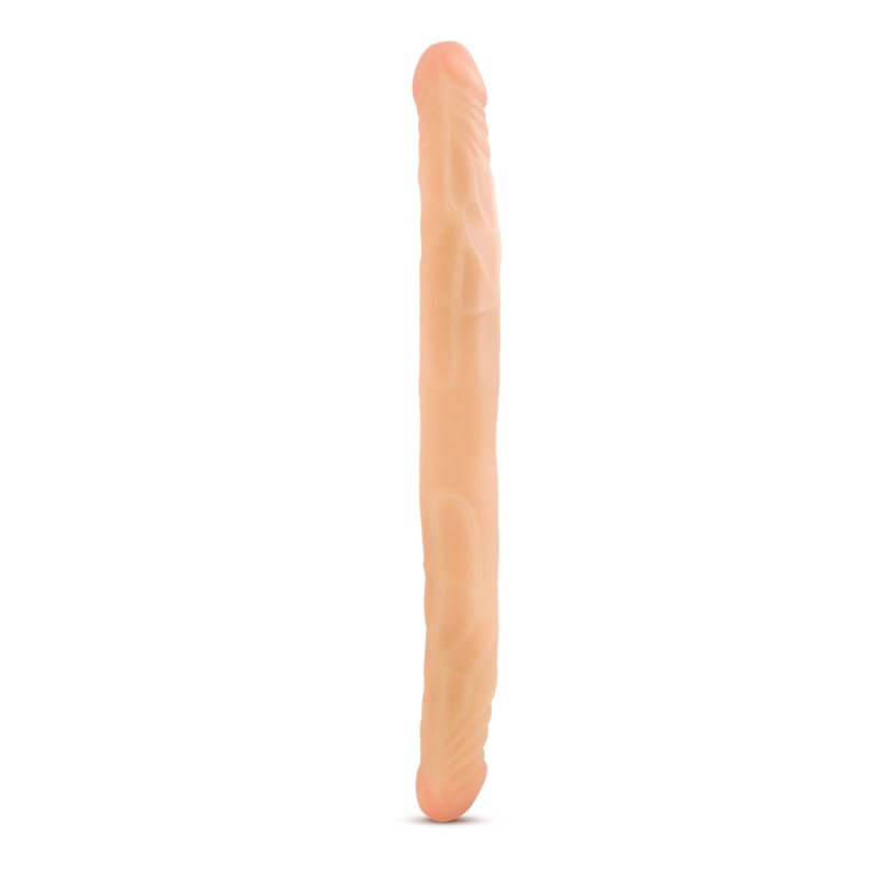 B Yours 14" Double Dildo - Beige