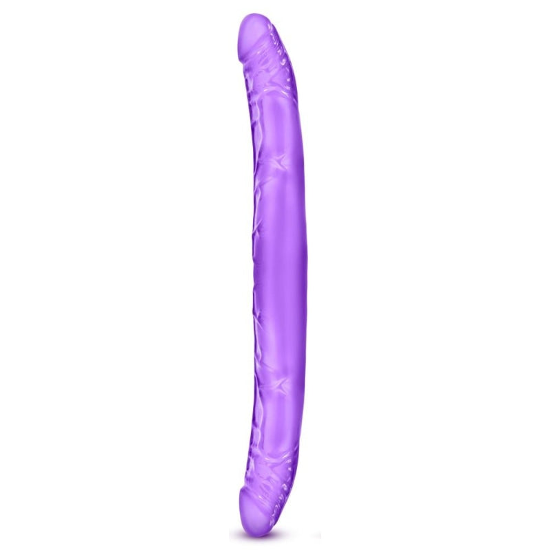 B Yours 16" Double Dildo - Purple