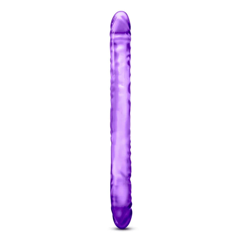 B Yours 18" Double Dildo - Purple - MyPleasure