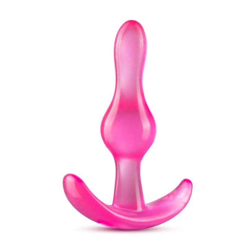 B Yours - Curvy Anal Plug - Pink - Anal Toys & Stimulators
