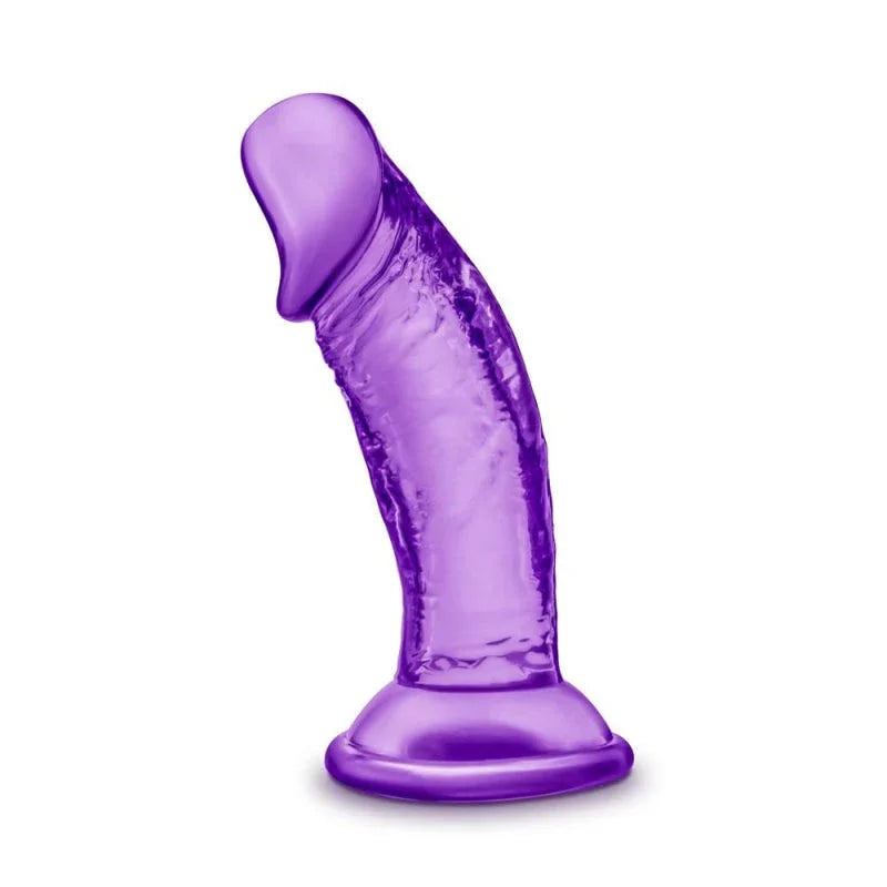 B Yours - Sweet n' Small 4 Inch Dildo With Suction Cup - Purple - MyPleasure
