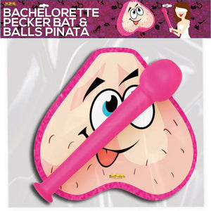 Bachelorette Pecker Bat & Balls Pinata - MyPleasure
