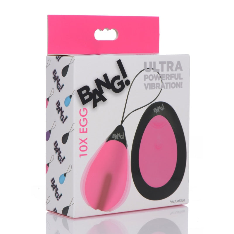 Bang - 10x Silicone Vibrating Egg - Pink - Eggs & Bullets