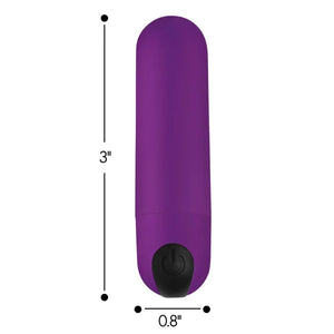 Bang Vibrating Bullet With Remote Control - Purple - MyPleasure