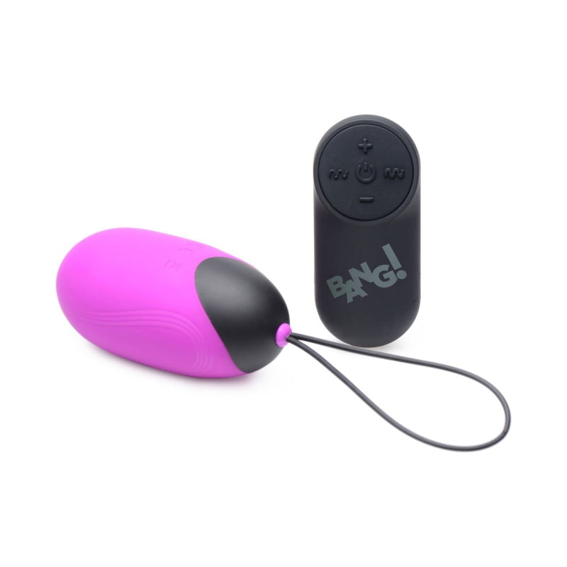 Bang XL Silicone Vibrating Egg - Purple BNG-AG331-PUR