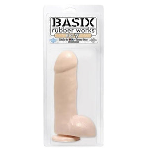Basix Rubber Works - Big 7 With Suction Cup - Flesh - MyPleasure