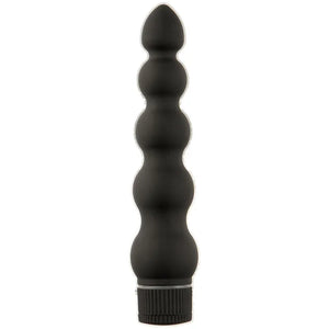 Black Magic 7 Inch Ribbed Vibe - MyPleasure
