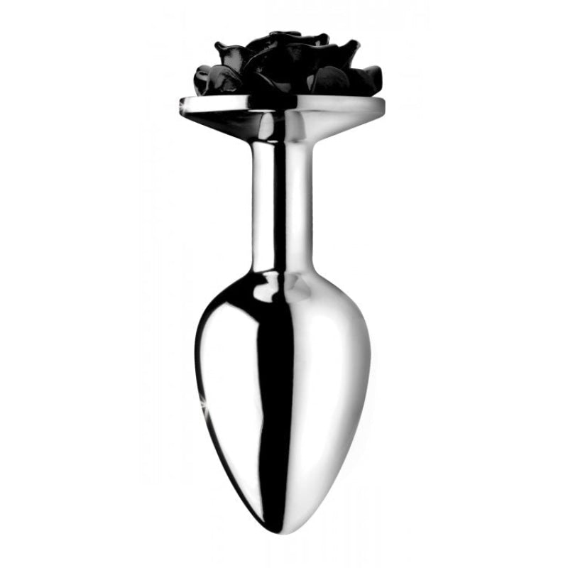 Black Rose Anal Plug - Large