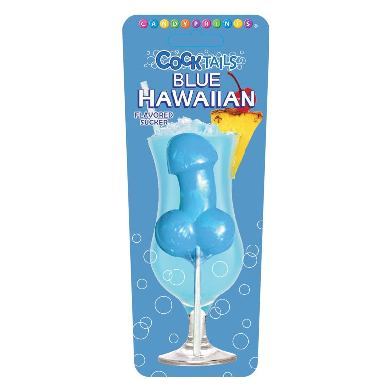 Blue Hawaiian Cocktail Sucker