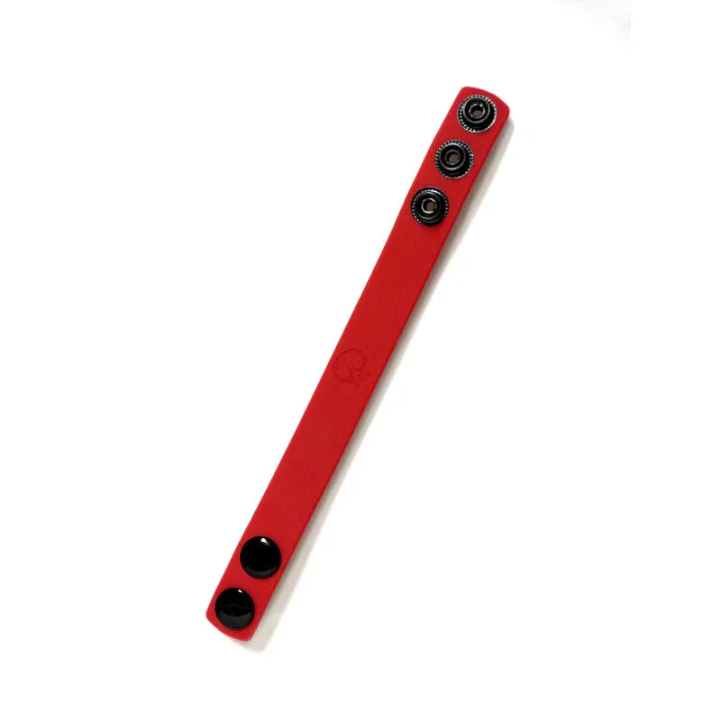 Boneyard Silicone Cock Strap 3 - Snap Ring - Red - MyPleasure