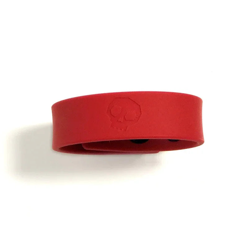 Boneyard Silicone Cock Strap 3 - Snap Ring - Red - MyPleasure