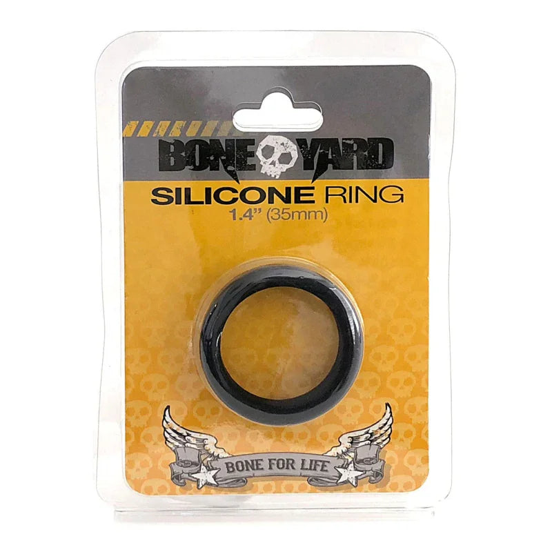 Boneyard Silicone Ring 35mm - Black - MyPleasure