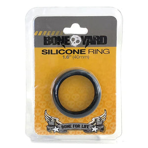 Boneyard Silicone Ring 40mm - Black - MyPleasure
