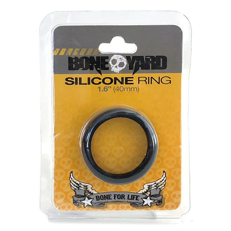 Boneyard Silicone Ring 40mm - Black - MyPleasure