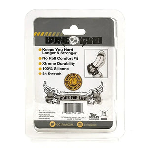 Boneyard Silicone Ring 50mm - Black - MyPleasure