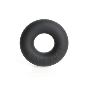 Boneyard Ultimate Silicone Cock Ring - Black - MyPleasure