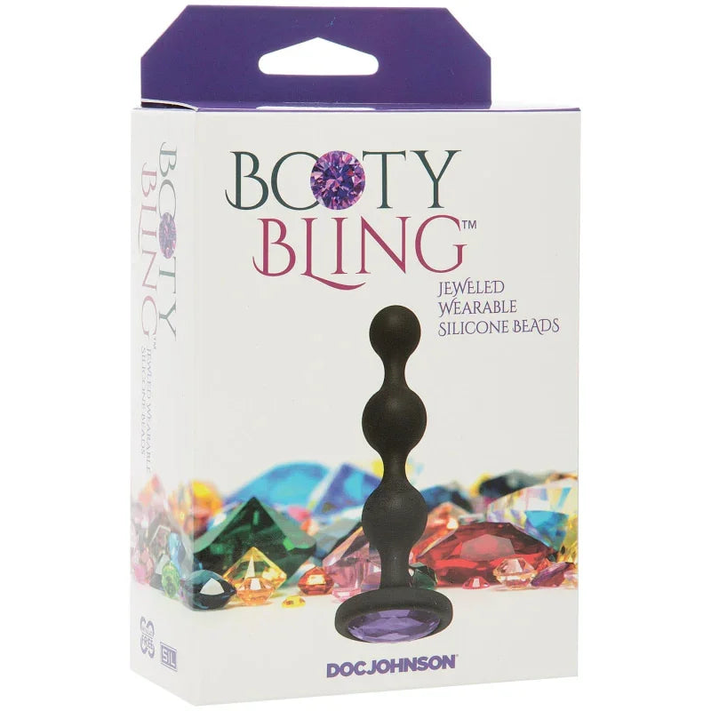 Booty Bling - Wearable Silicone Beads - Purple - MyPleasure