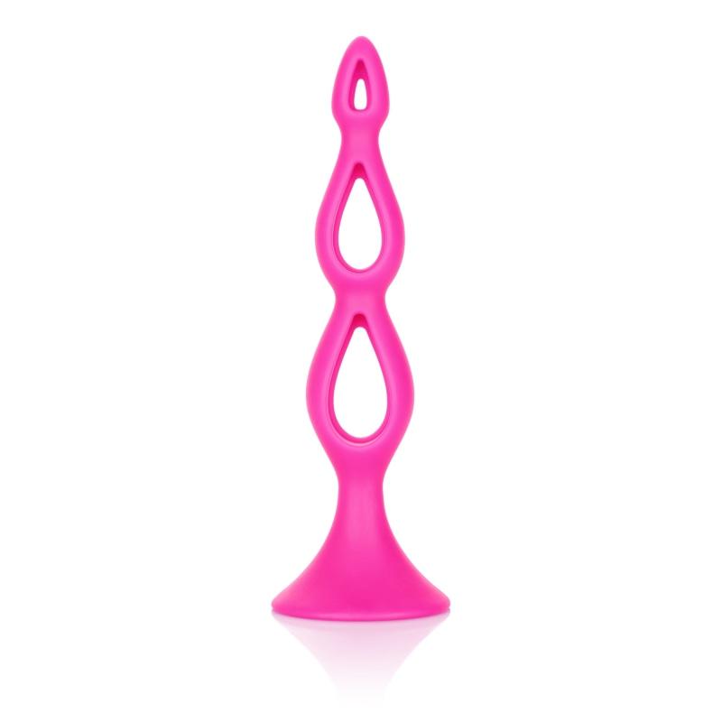 Booty Call Silicone Triple Probe - Pink SE0393512