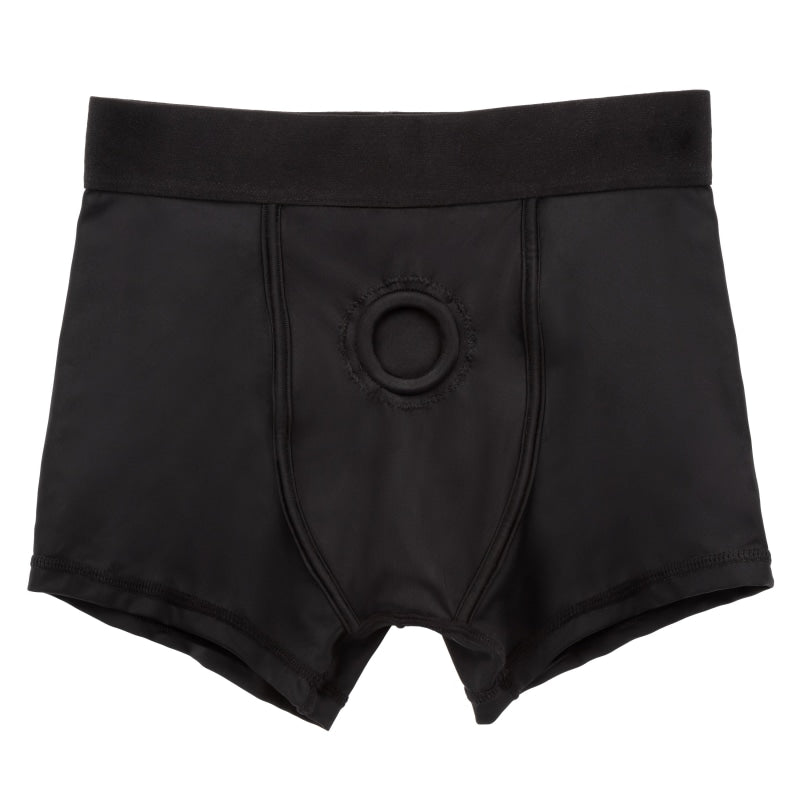 Boundless Boxer Brief - S/m - Black - Harnesses & Strap-Ons