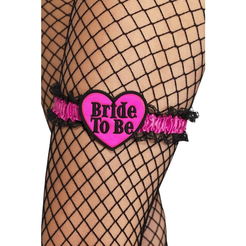 Bride to Be Garter - Pink - Bachelor & Bachelorette Items
