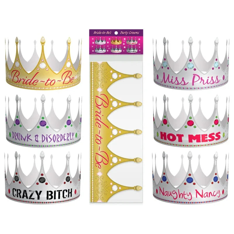 Bride-to-Be Party Crowns - MyPleasure