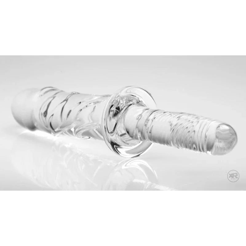 Brutus Glass Dildo Thruster - Clear - MyPleasure