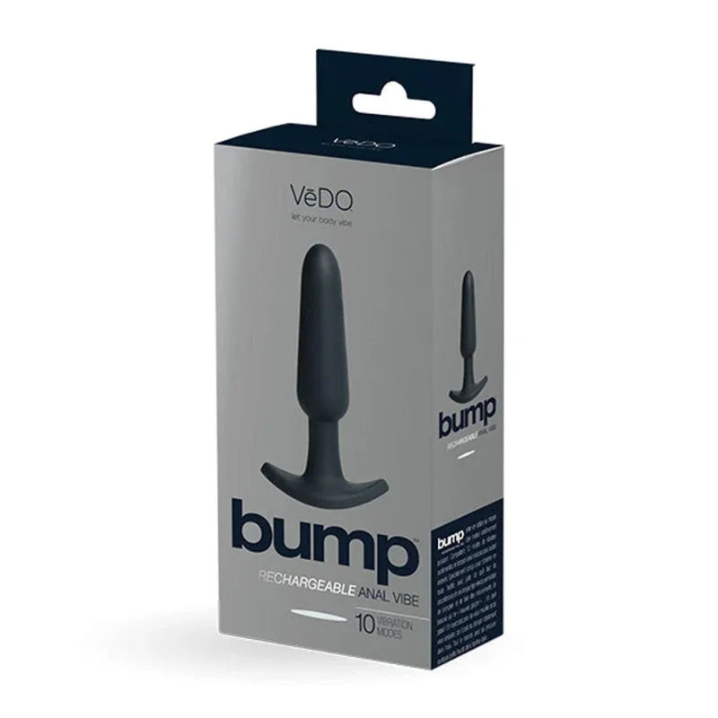 Bump Rechargeable Anal Vibe - Black - MyPleasure