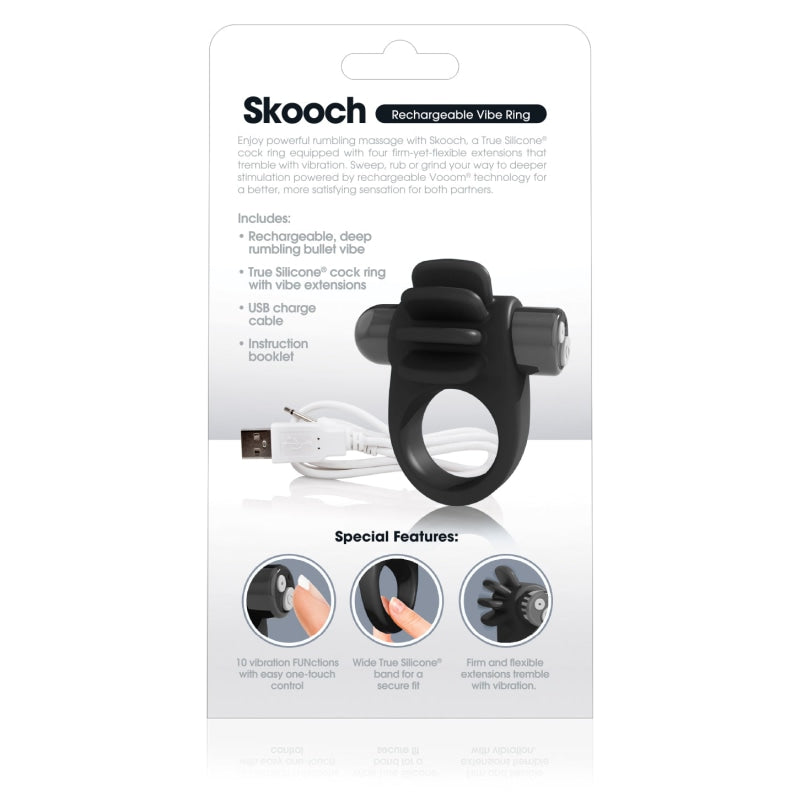 Charged Skooch Ring - Black