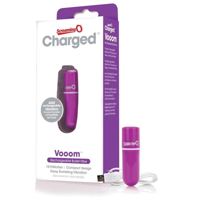 Charged Vooom Rechargeable Bullet Vibe - Purple