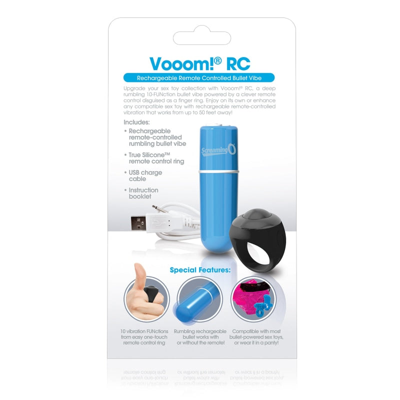 Charged Vooom Remote Control Bullet - Blue