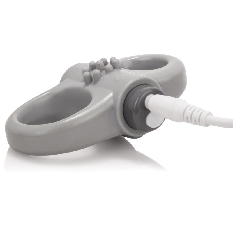 Charged Yoga Rechargeable Vibe Ring - Grey