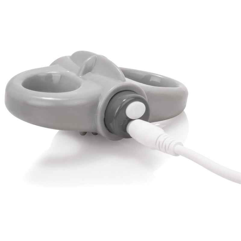 Charged Yoga Rechargeable Vibe Ring - Grey