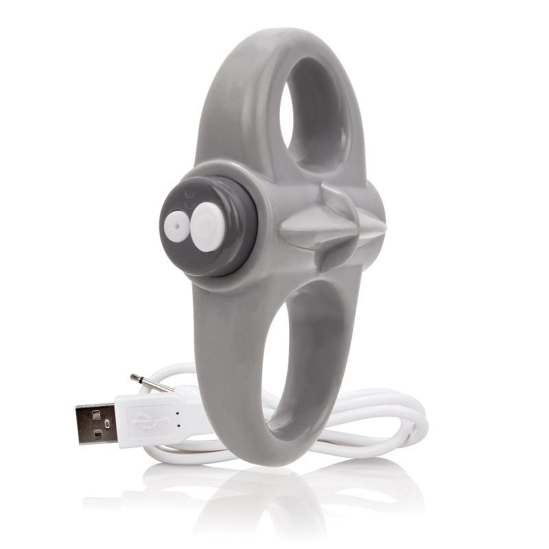 Charged Yoga Rechargeable Vibe Ring - Grey