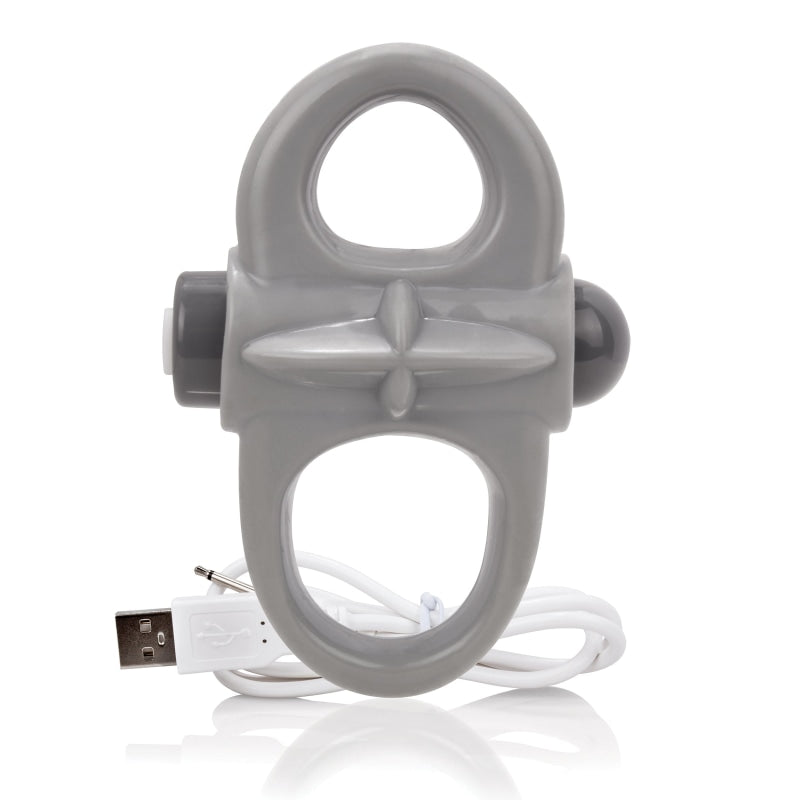 Charged Yoga Rechargeable Vibe Ring - Grey